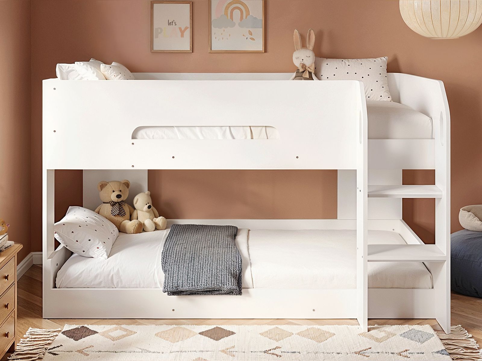 Flair Mystic Low Pod Bunk Bed in White