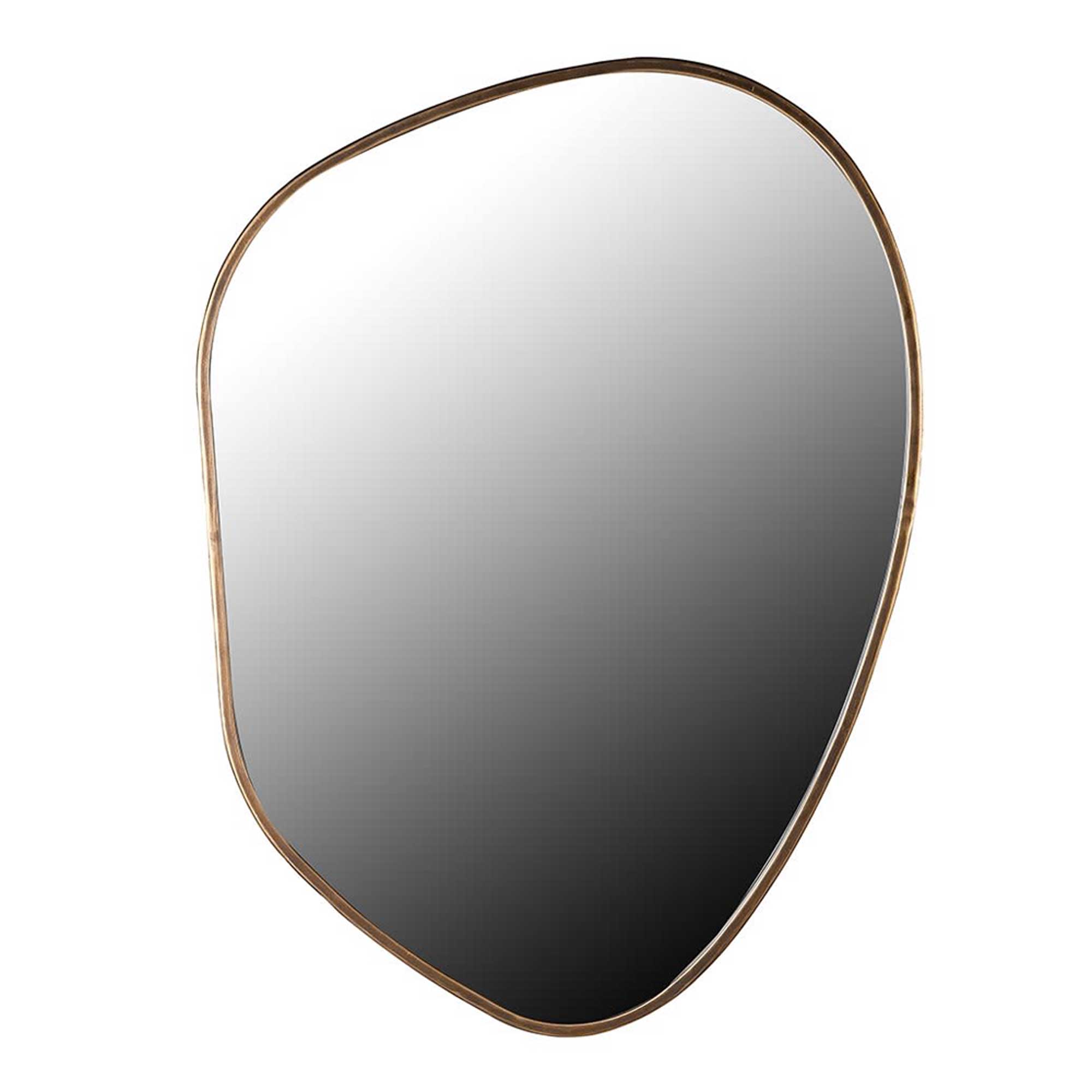 Gold Asymmetrical Mirror Metal | Barker & Stonehouse