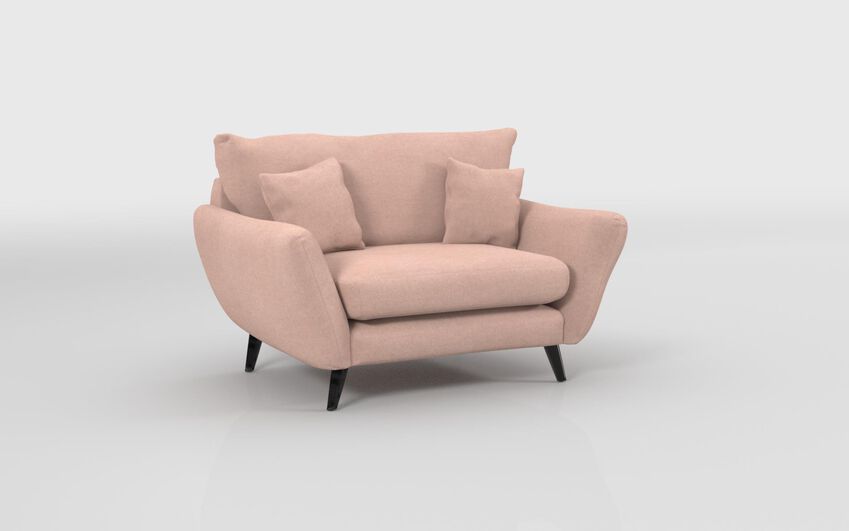 Pink Fabric Edale Snuggle Chair
