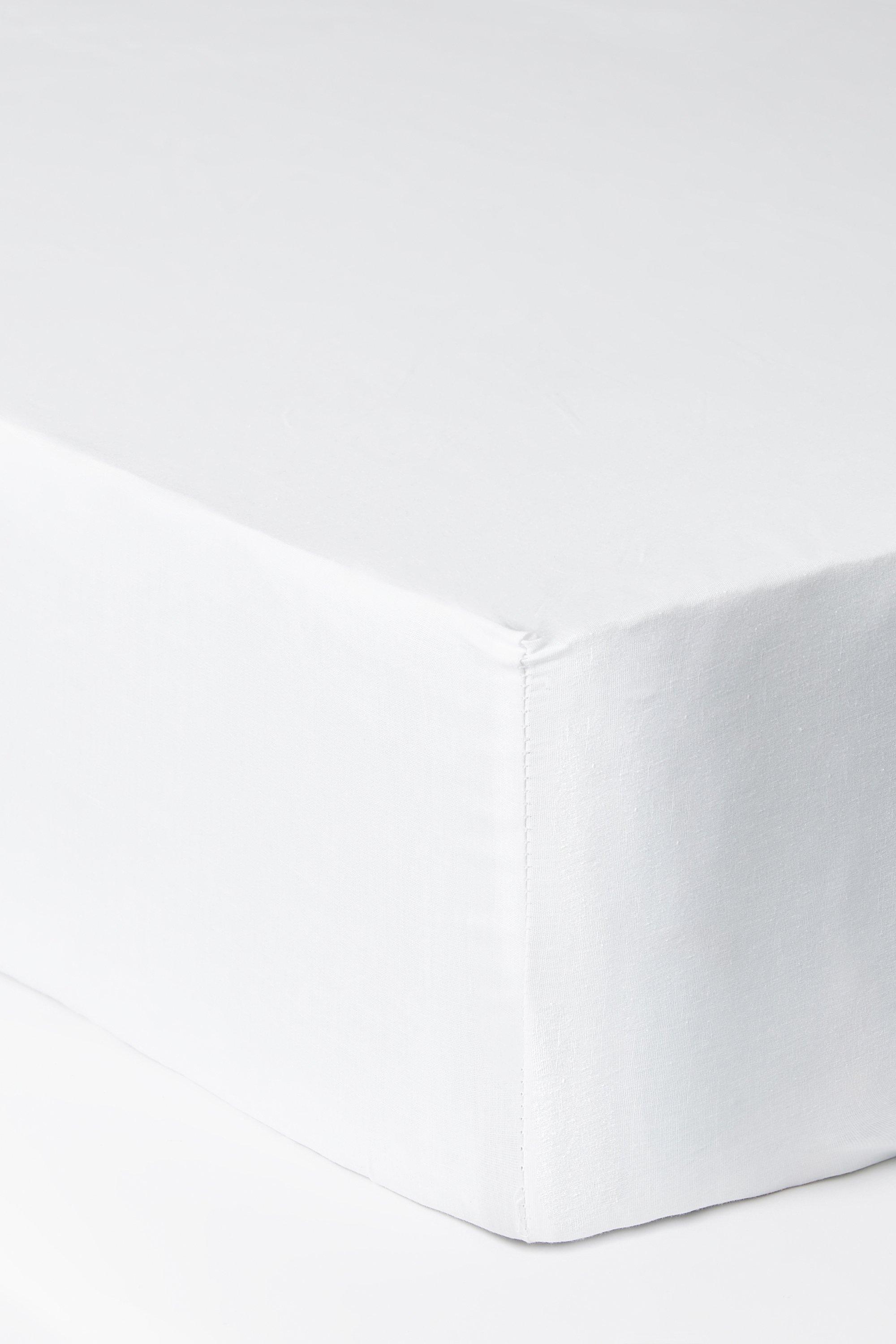 Cotton Rich Double Fitted Sheet