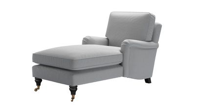 Bluebell Chaise Armchair in Pumice House Plain Weave - sofa.com