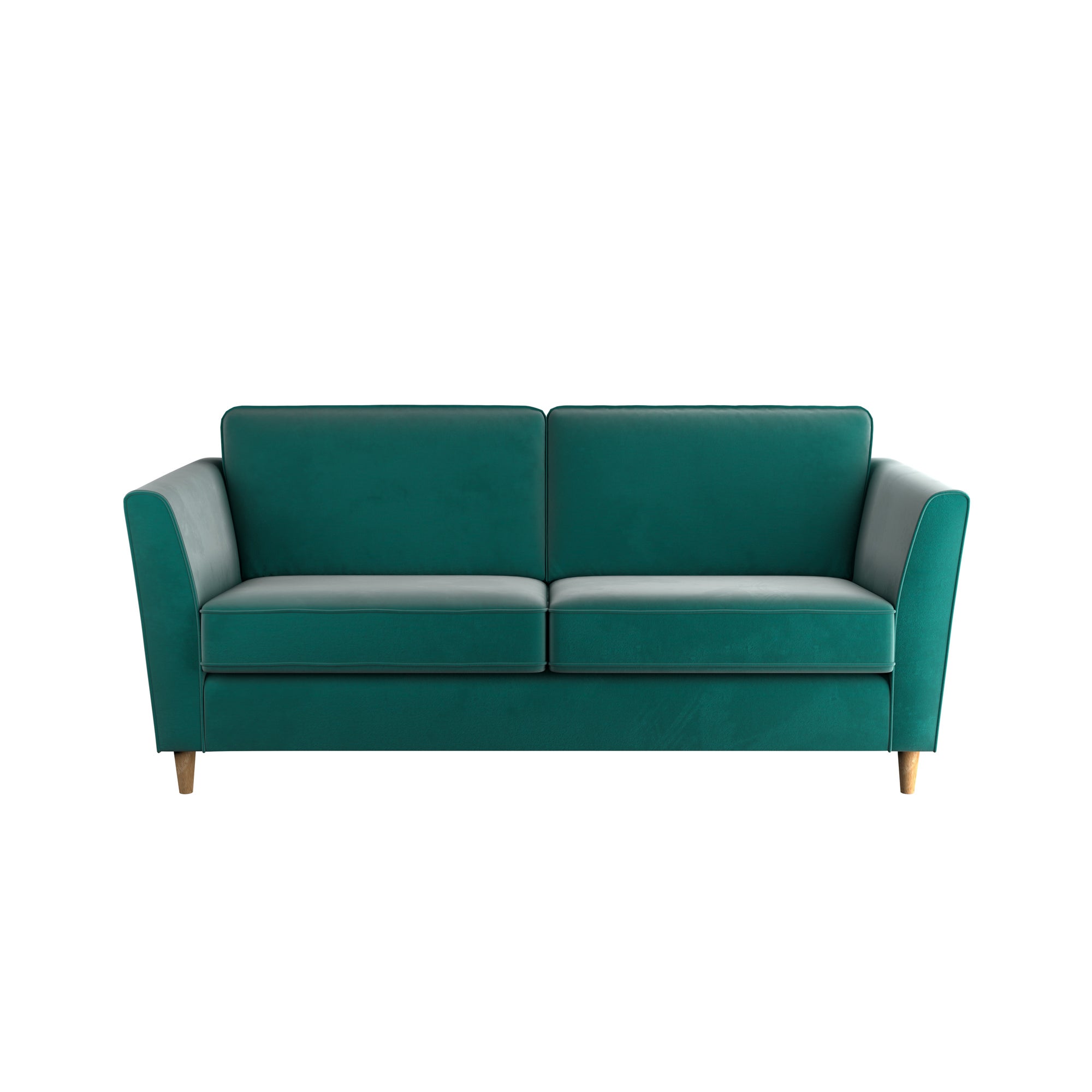 Greenwich Velvet 3 Seater Sofa Emerald