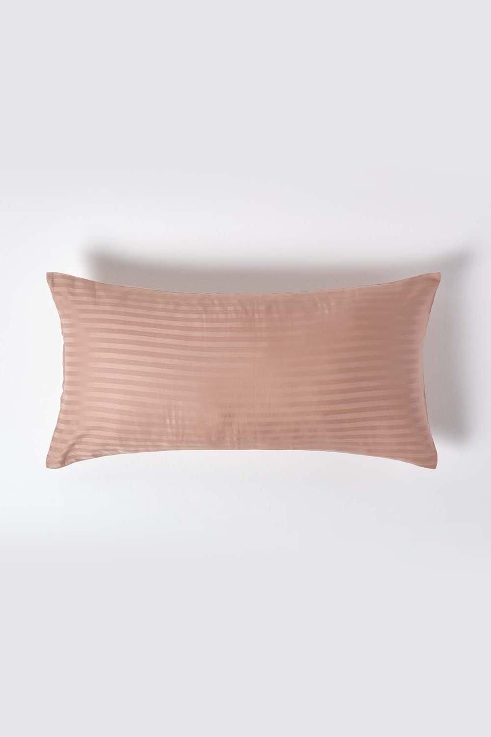Homescapes Continental Egyptian Cotton Pillowcase 330 TC, 40 x 80 cm in Taupe