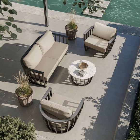 Lucca 5 Seater Garden Lounging Set With Coffee Table