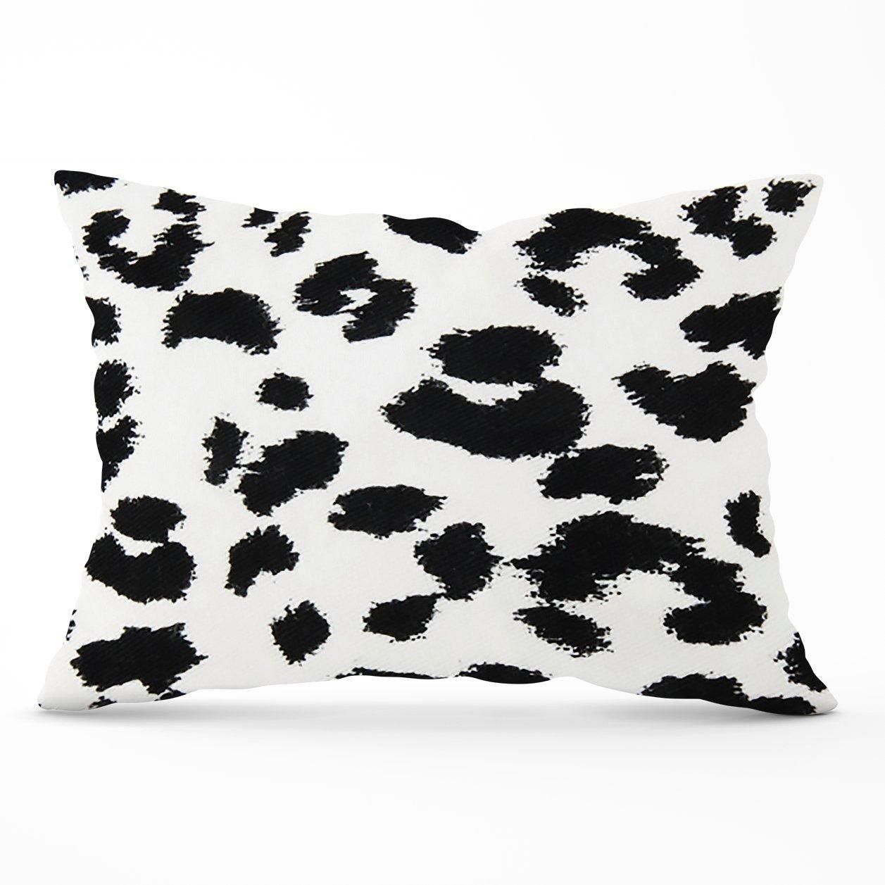 Warren Reed - Designer Black Leopard Print Cushions