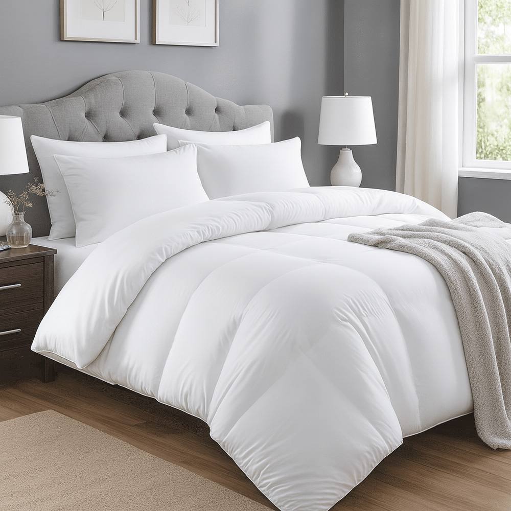Voltico Easy Care Corovin Duvet Quilt Double Size 10.5 Tog in White