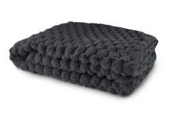 New Edge Blinds Leah Collection Deluxe Throw in Black