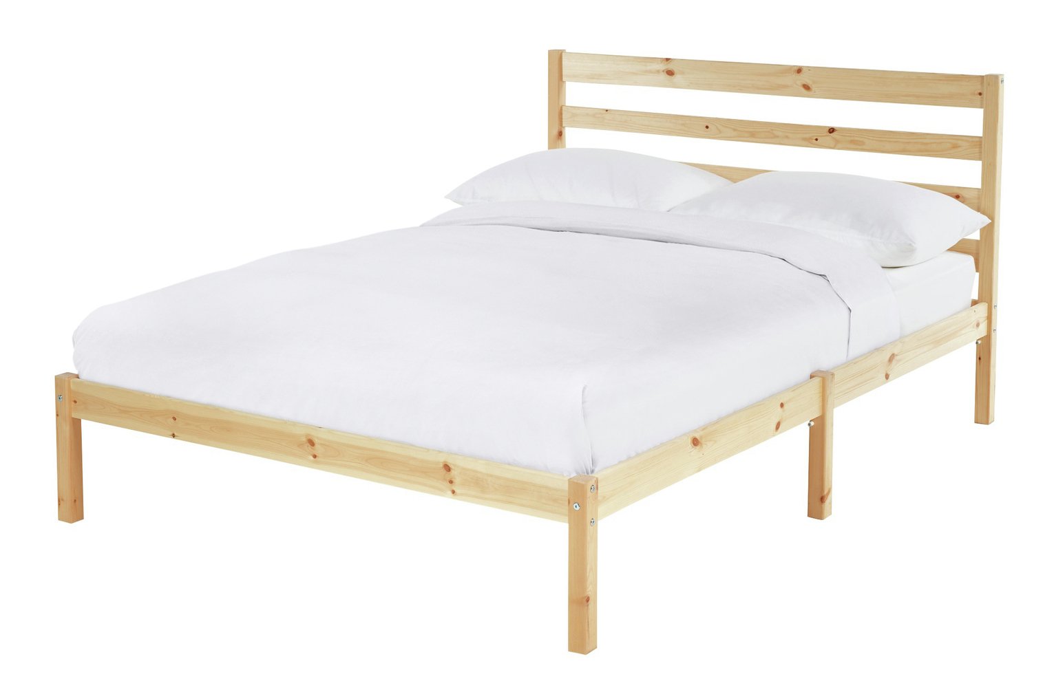 Argos Home Kaycie Double Bed Frame - Pine