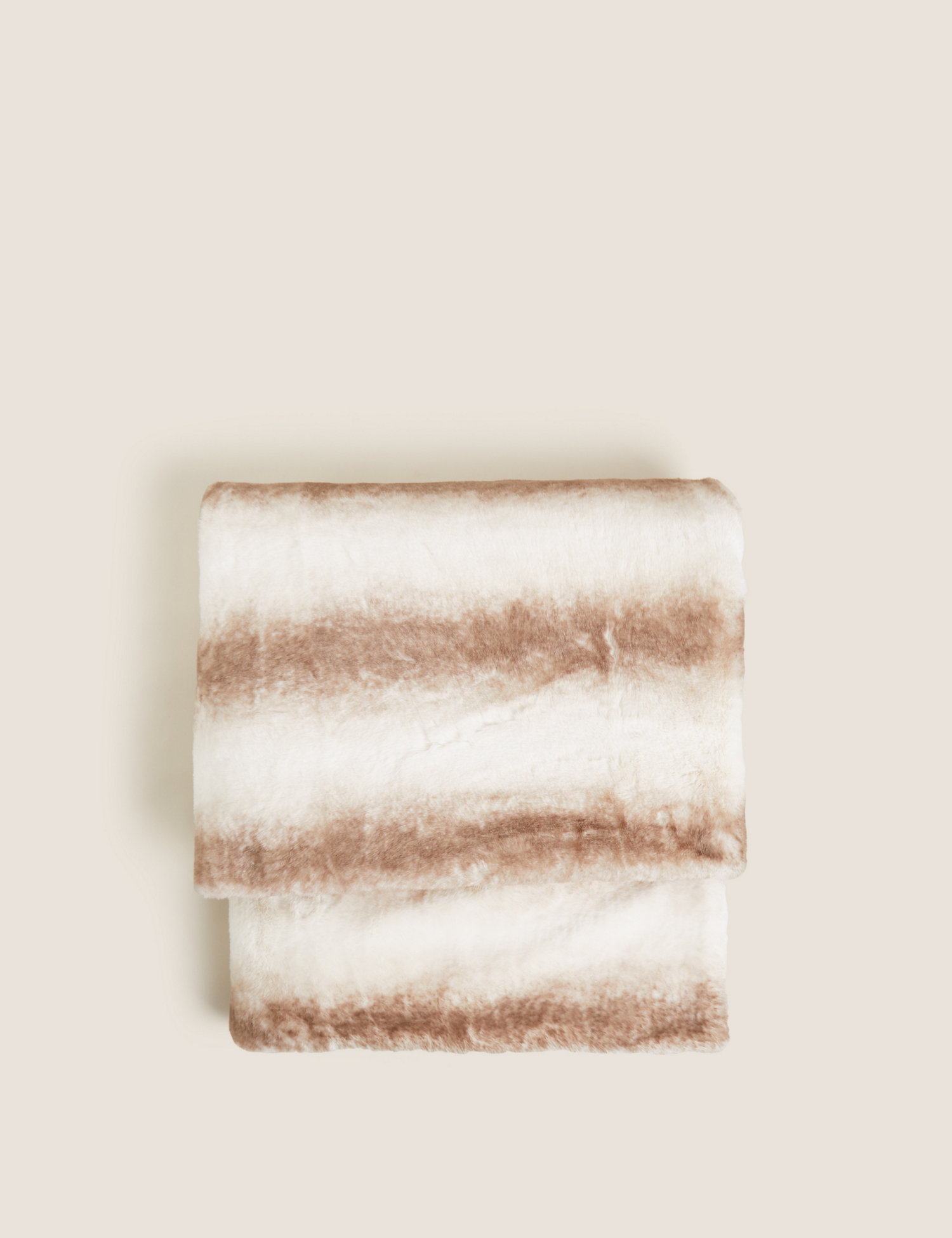 M&S Faux Fur Throw