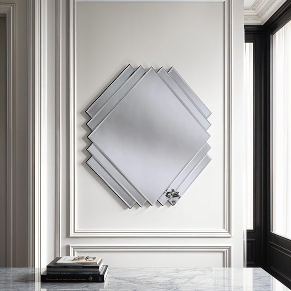 Yearn Art Deco Square Wall Mirror