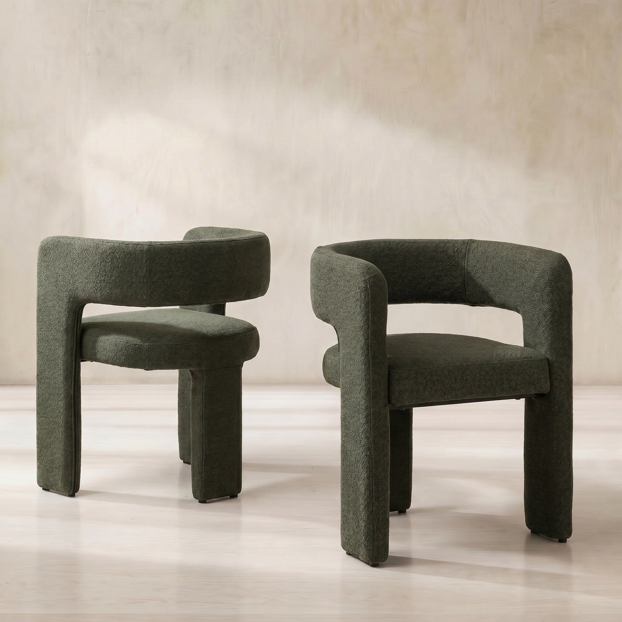 Koda Dining Chair, Green Fabric | Barker & Stonehouse