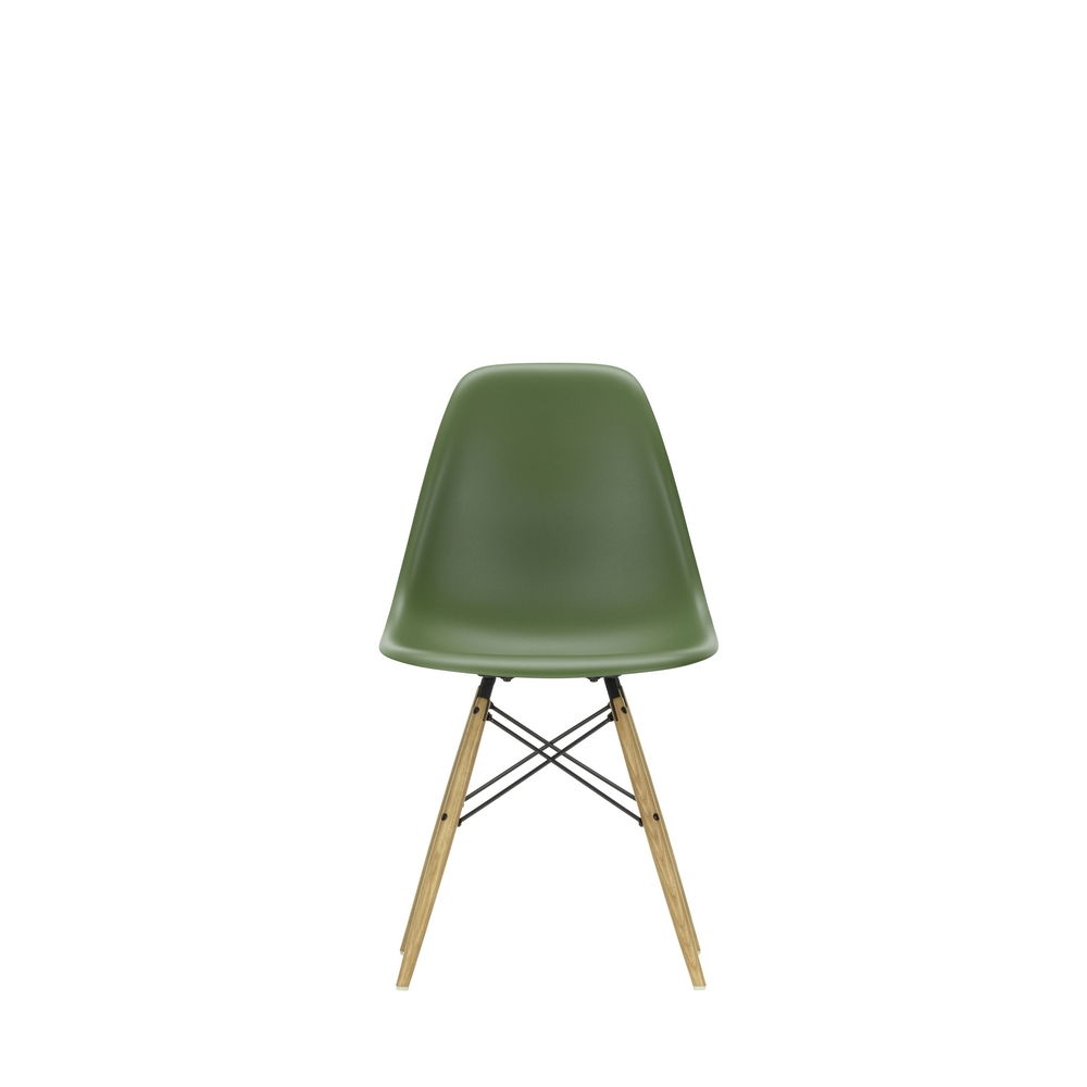 Vitra Eames DSW Side Chair New Height Forest Ash Honey Base
