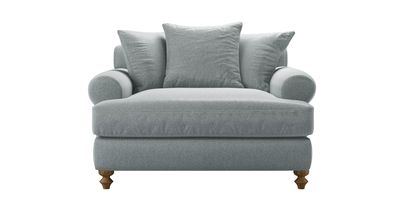 Teddy Loveseat Sofabed in Cirrus Smart Slubby Cotton - sofa.com