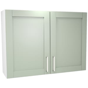 Wickes Ohio Reed Green Shaker Wall Unit - 1000mm