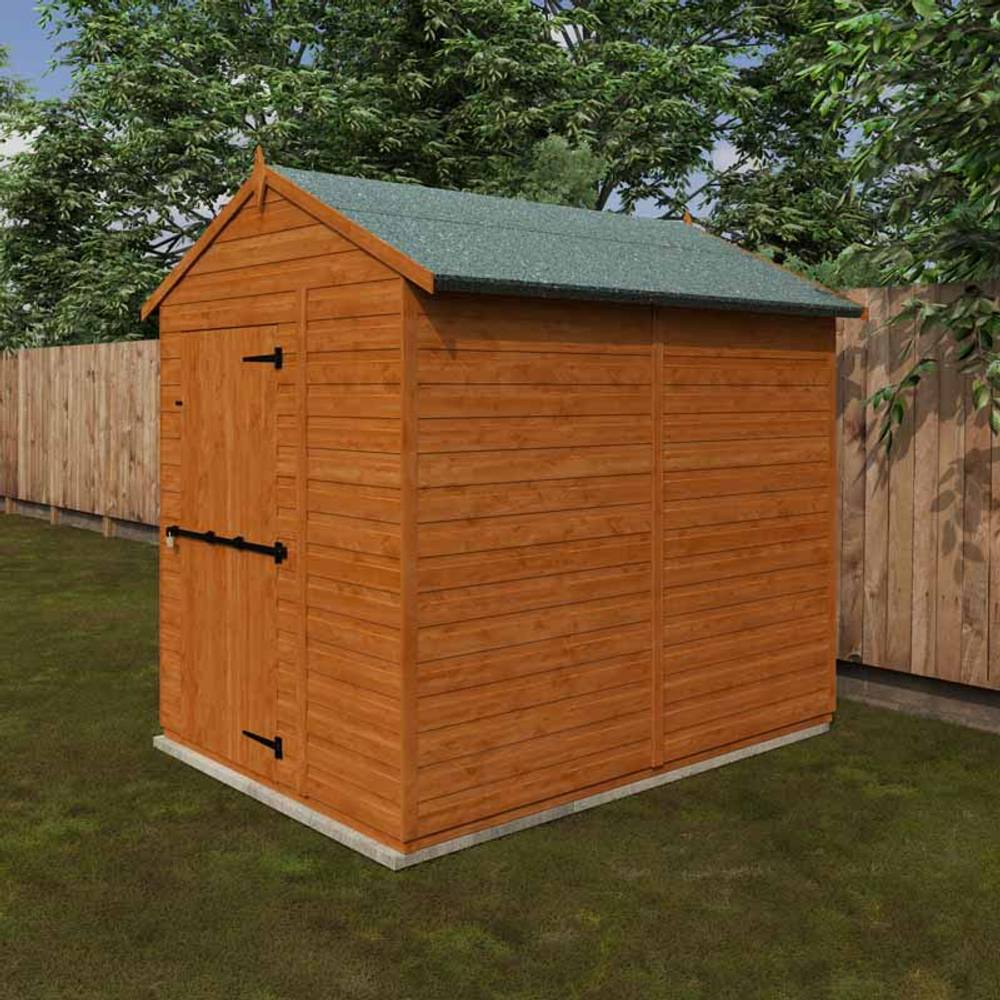 Buttercup Farm 8x6 Flex Apex Security 12mm Flex - L238.8 x W175 x H23.32 cm in Burnt Orange 4