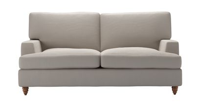 Isla 2 Seat Sofabed in Stone Brushed Linen Cotton - sofa.com