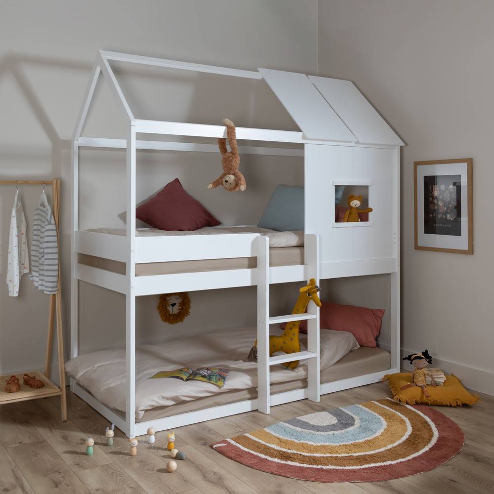 Nöa and Nani Luka Treehouse Midsleeper Bed in White