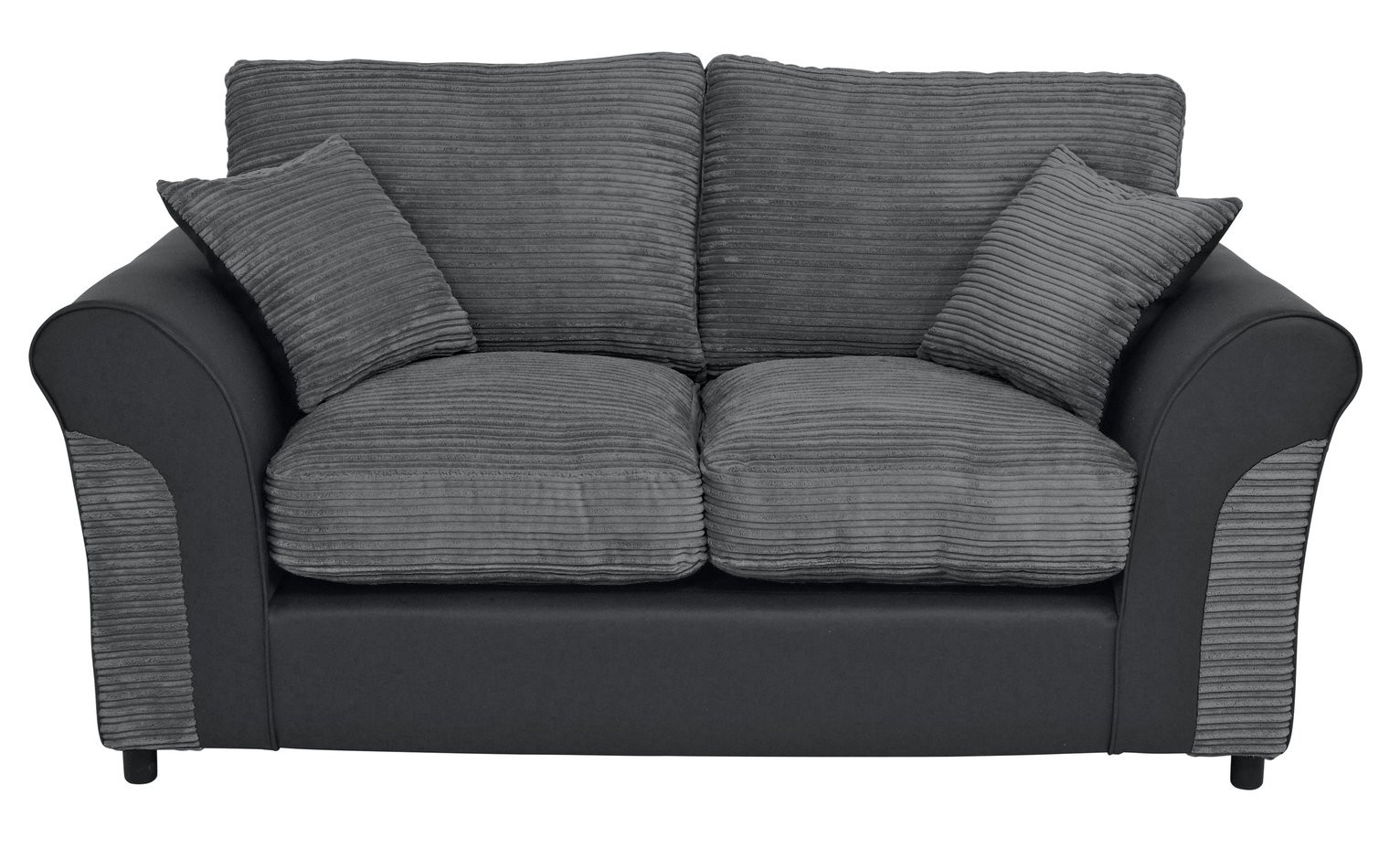 Argos Home Harry 2 Seater Fabric Sofa bed - Charcoal