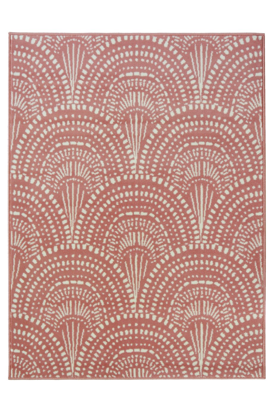 Homemaker Adorn Fan Rug - 120x170cm - Blush