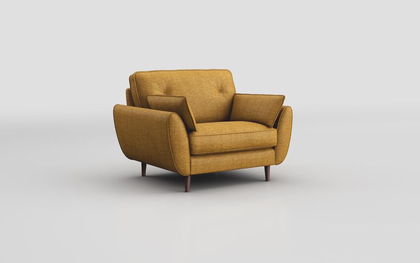 Yellow Fabric Saiano Snuggle Chair