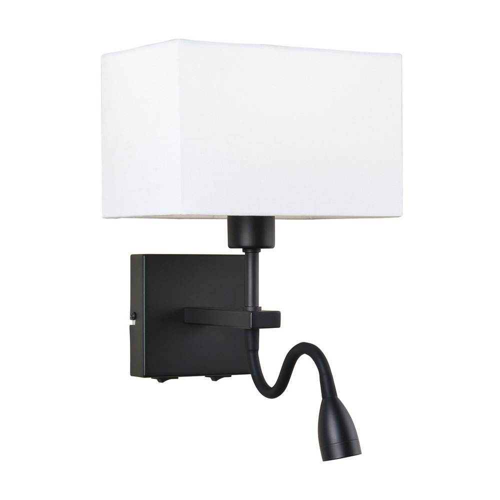 Netlighting Modern LED Bedside Lamp Black Matt Warm White 3000K 350lm