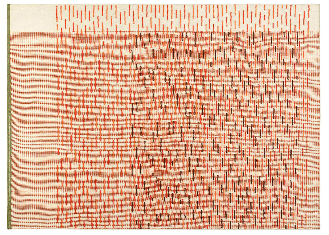 Gandia Blasco Backstitch Busy Rug in Brick Red 170 x 240cm