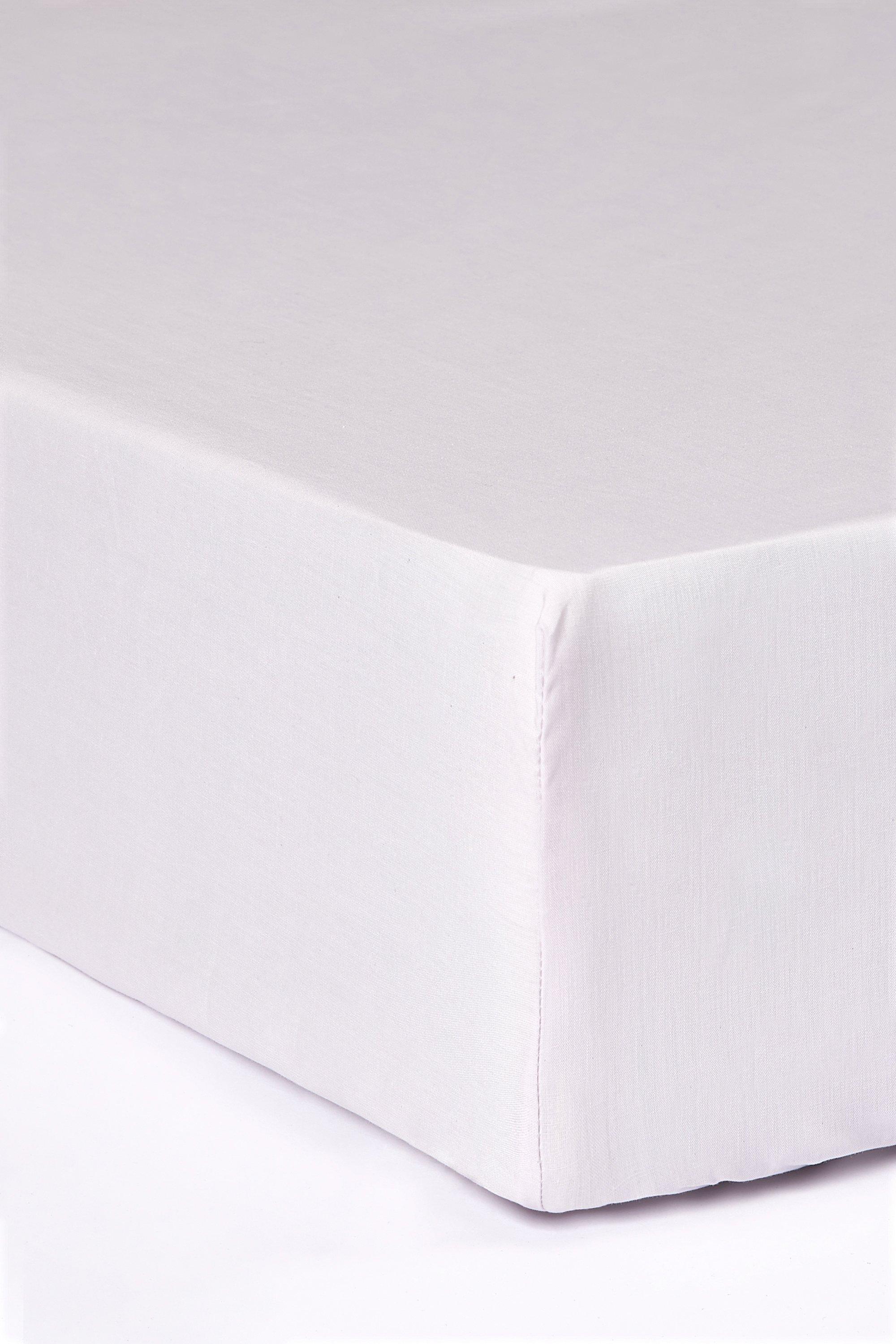 Cotton Rich Single Fitted Sheet