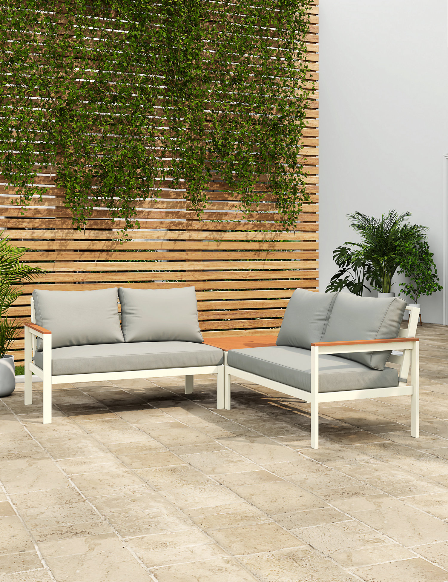 M&S Porto 4 Seater Garden Sofa Set