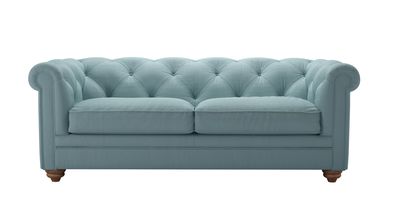 Patrick 2.5 Seat Sofabed in Lagoon Brushed Linen Cotton - sofa.com