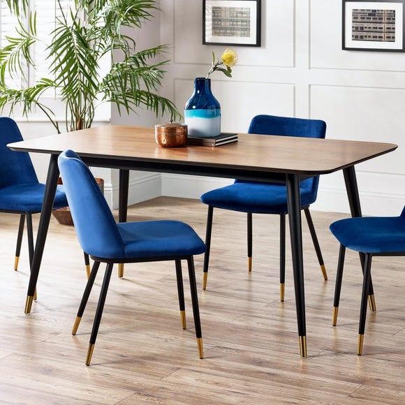 Findlay 6 Seater Rectangular Dining Table, Beech Wood