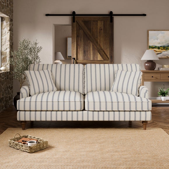 Beatrice II Folkstone Stripe 3 Seater Sofa