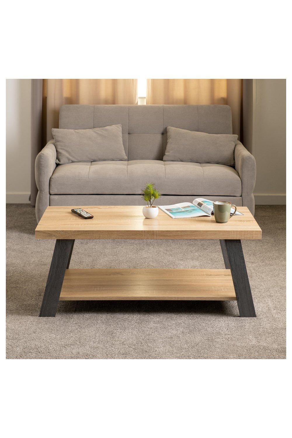 Seconique Eddie Coffee Table in Light Oak