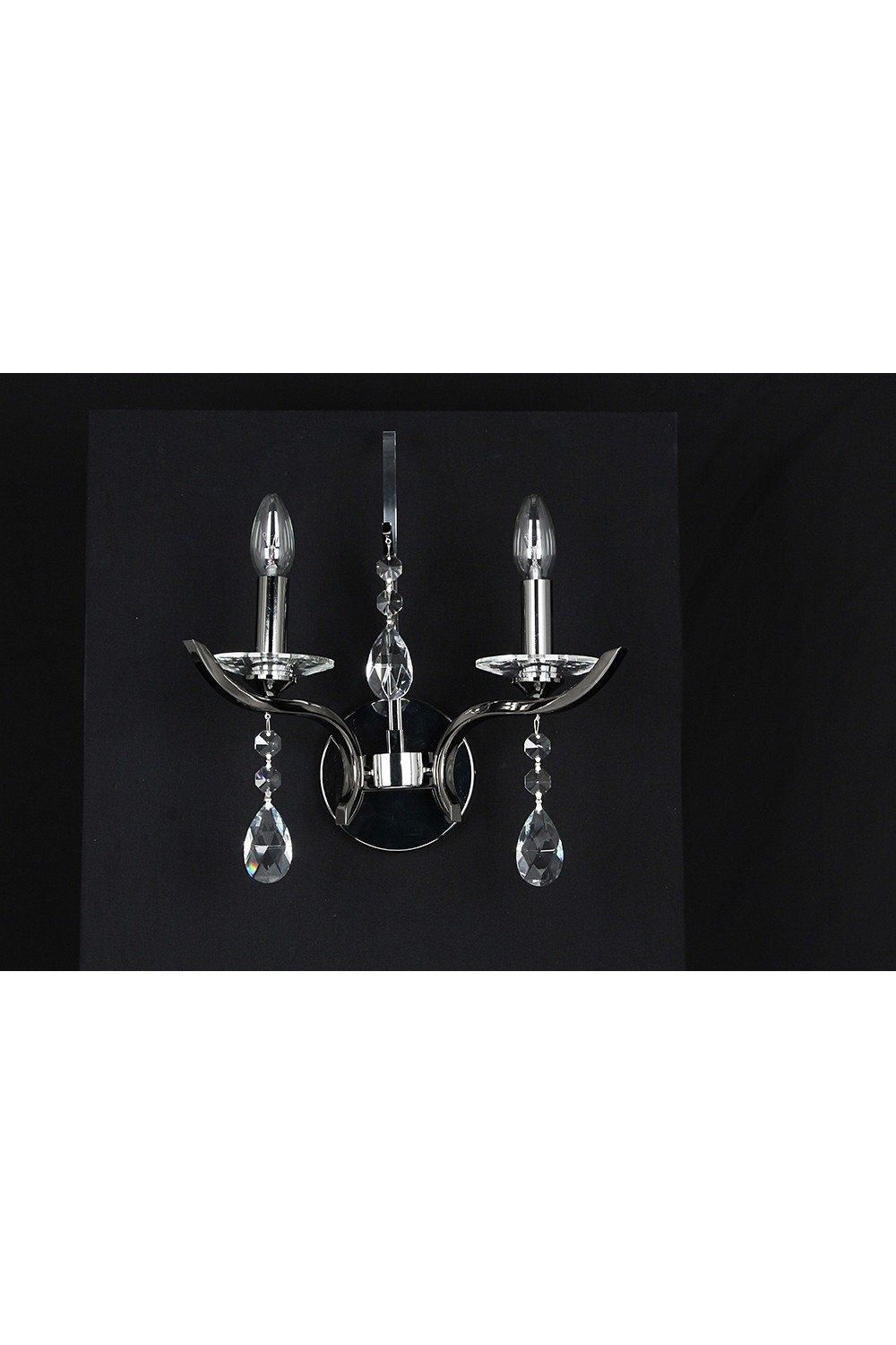 Netlighting Turin Gunmetal Wall Candle Wall Lamp in Black