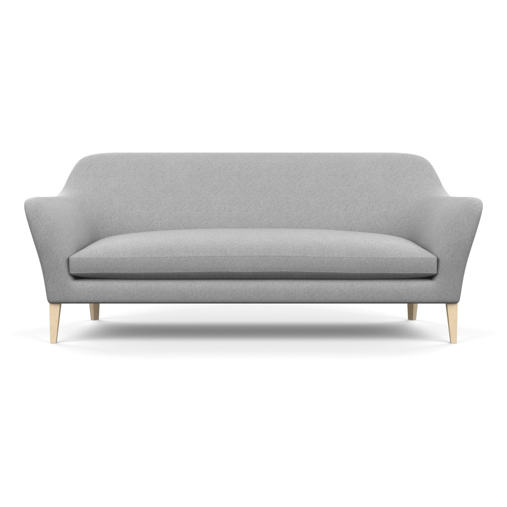 Heal's Wallis 4 Seater Sofa Cotton Grain Pewter Natural Feet