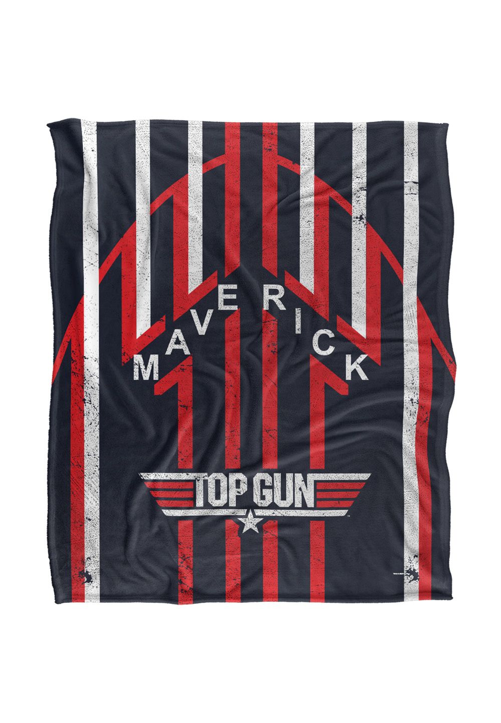 TOP GUN Maverick Silky Touch Super Soft Throw Blanket 152 X 127 cm in White