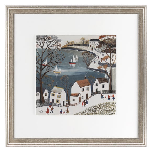 By the Bay Framed Print