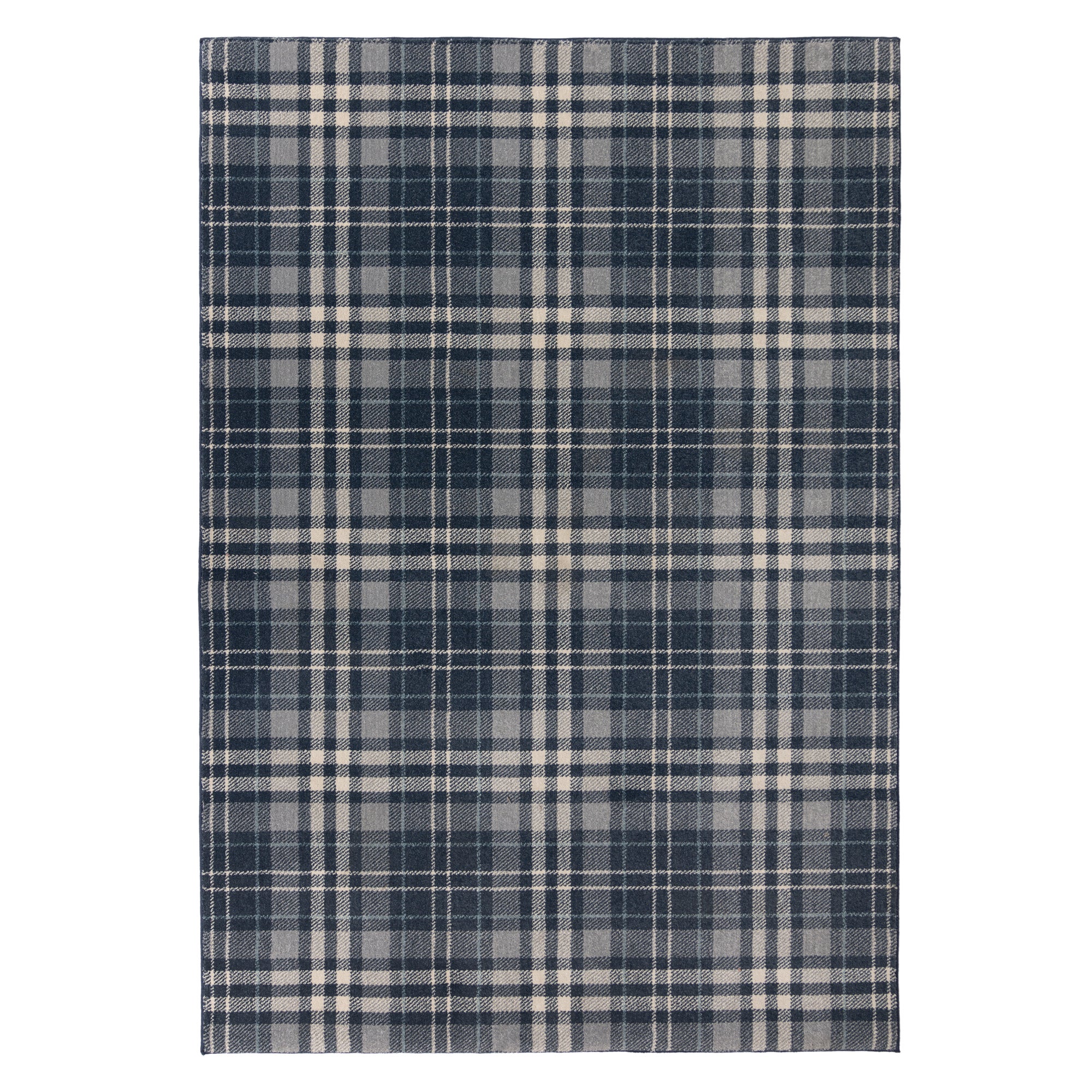 Kilbirnie Rug Blue and White
