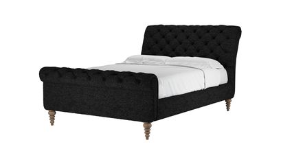 Knightsbridge Double Bed in Ashford Textured Boucle - sofa.com
