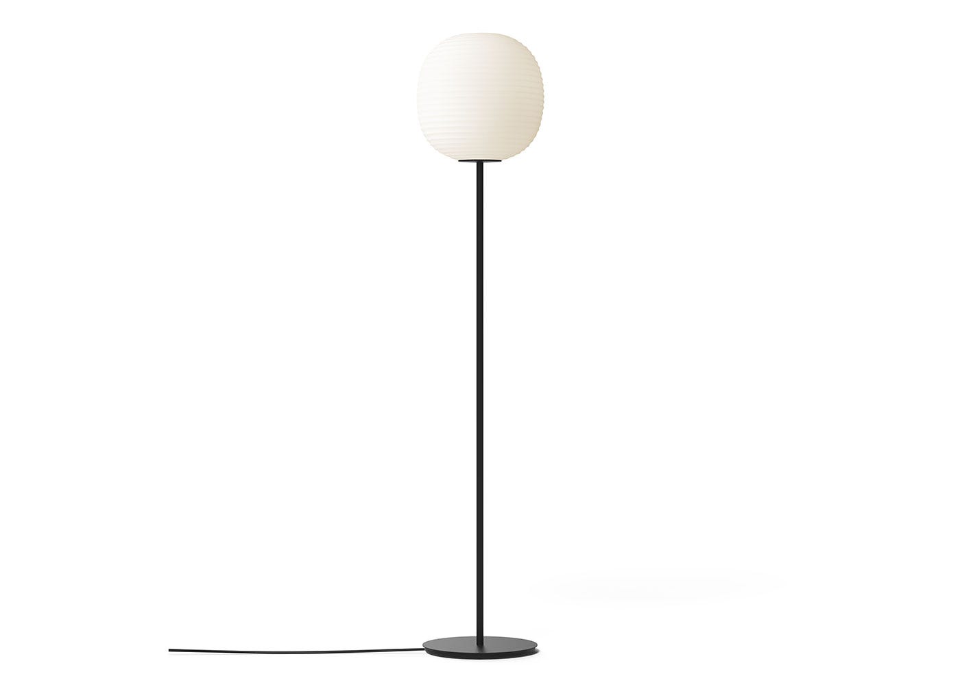 New Works Lantern Floor Lamp Black Base