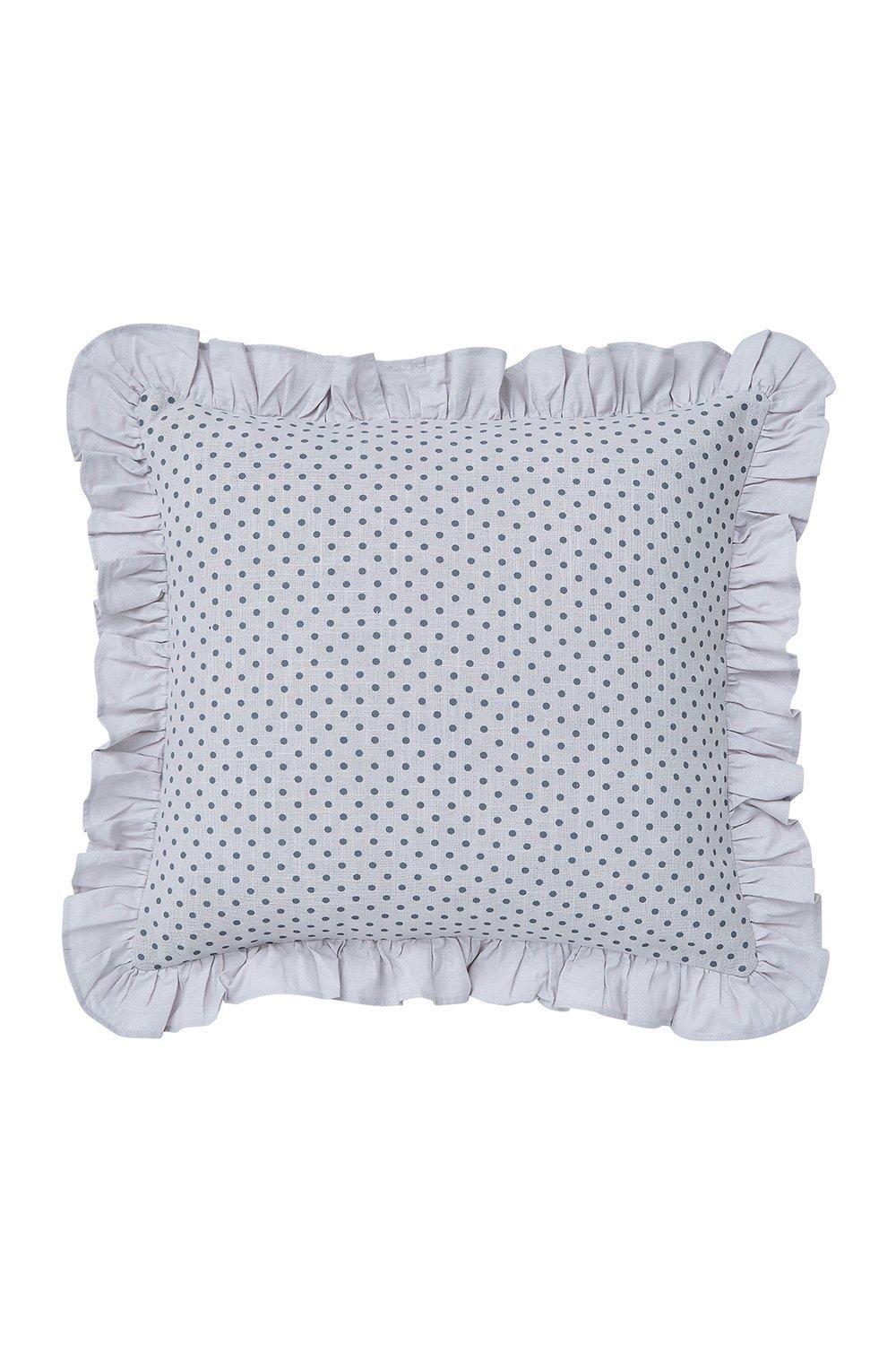 Helena Springfield 'Ness' Cotton Cushion in Grey