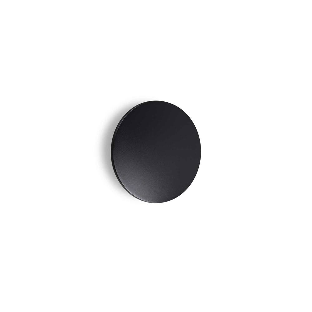 Netlighting Punto Integrated LED Outdoor Flush Wall Lamp Black 1400Lm 3000K IP54