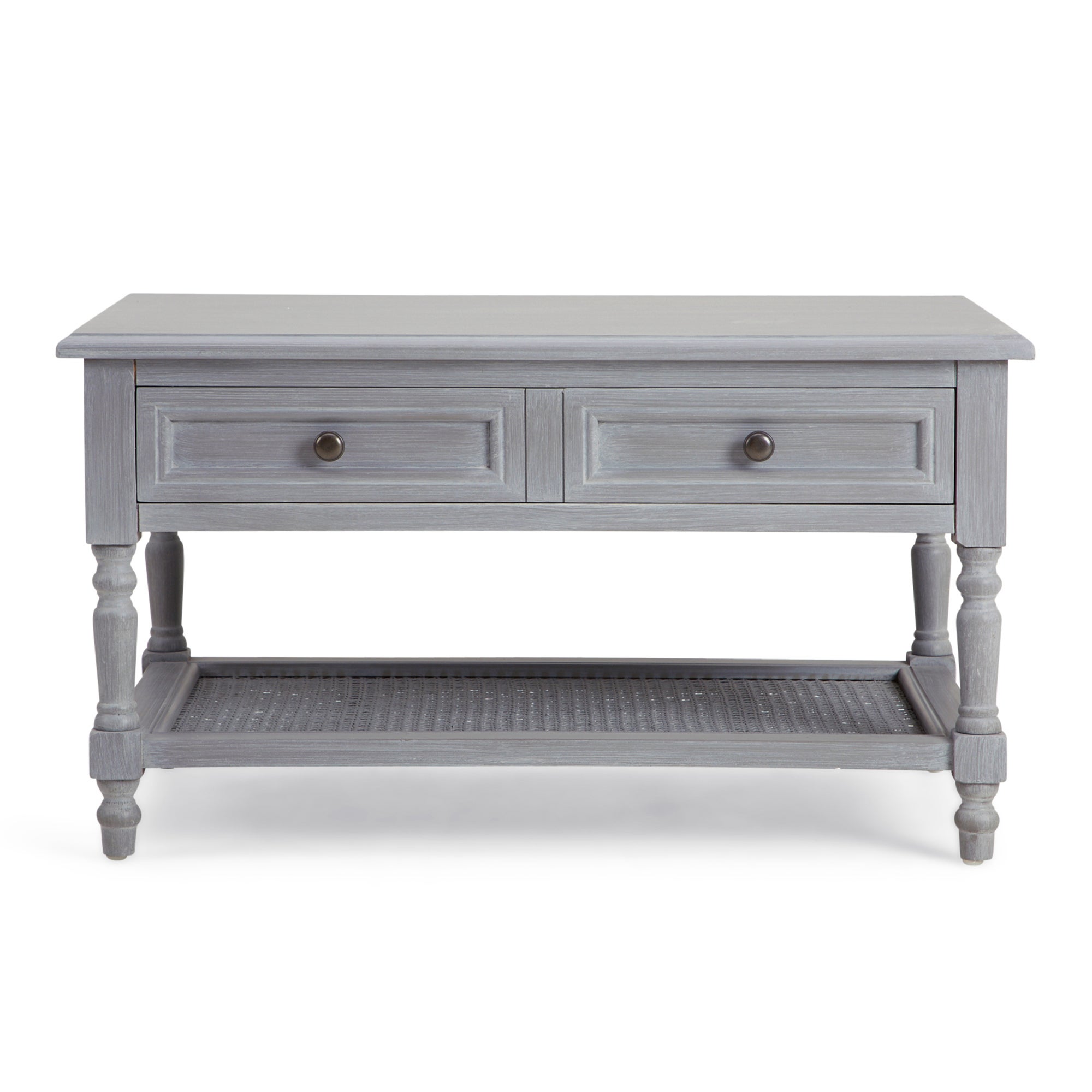 Lucy Cane Grey Coffee Table Slate (Grey)