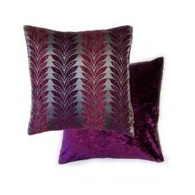 New Edge Blinds Trellis Cushion Cover in Purple