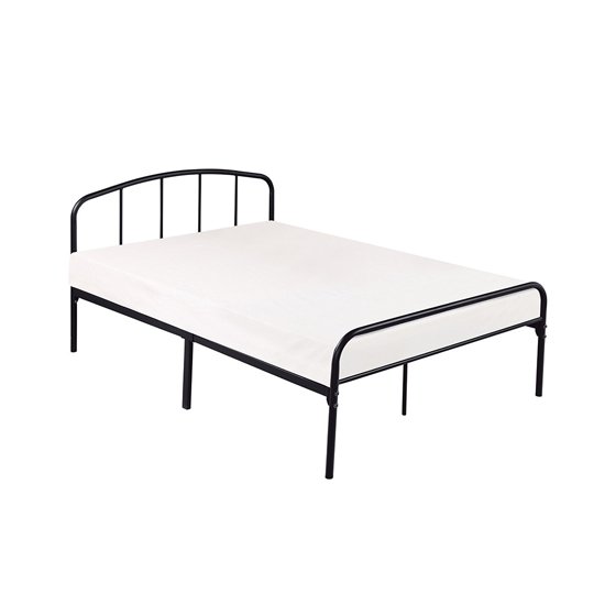 Milton Metal Double Bed In Black