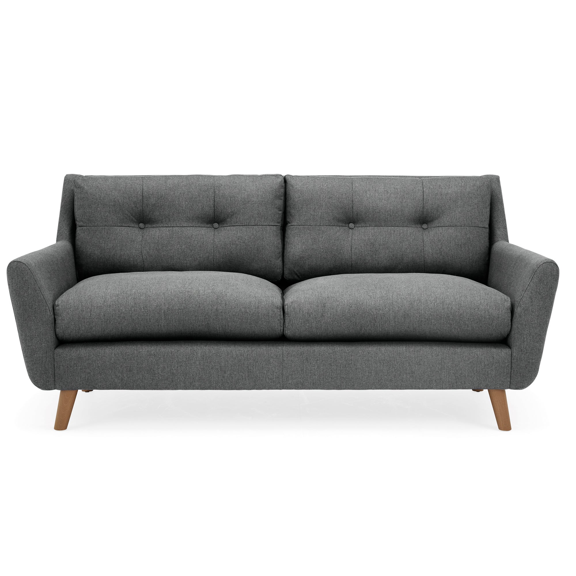 Halston Fabric 3 Seater Sofa Grey