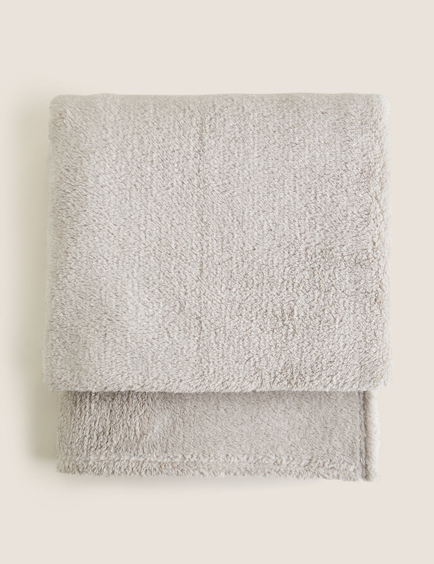 M&S Fleece Sparkle Throw