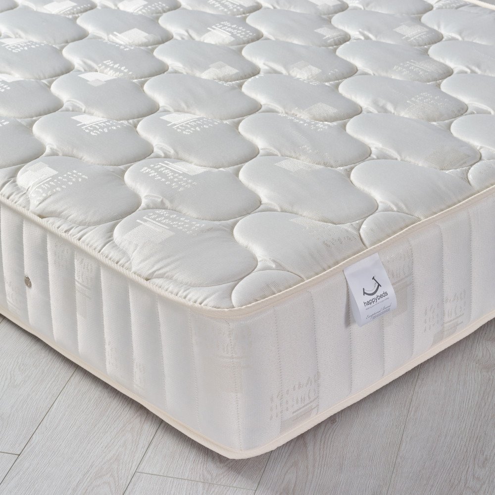 4ft6 Double Quilted Fabric Mattress - Semi-Orthopaedic Pinerest Spring