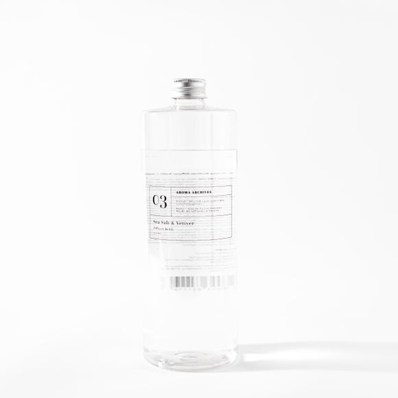 Aroma Archives No.3 Sea Salt & Vetiver Diffuser Refill