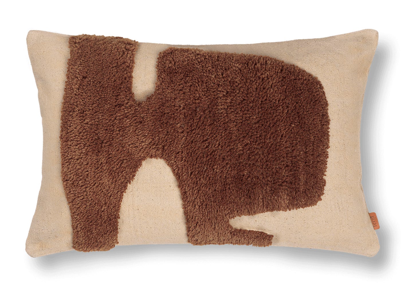 ferm LIVING Lay Rectangular Cushion Sugar Kelp 60 x 40cm