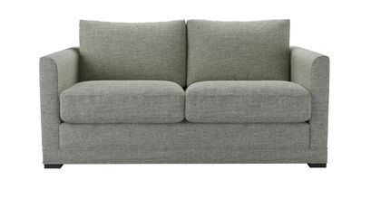 Aissa 2 Seat Sofa Bed in Grey Marl Highland Tweed